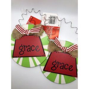 Burton & Burton x Carla Grogan Art of Him Grace Ornaments